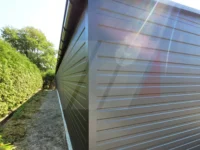 Pěti garáž z trapézového plechu grafit 15m x 6m