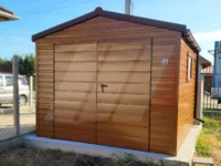 Zahradní domek se sedlovou střechou zlatý dub 3m x 4m