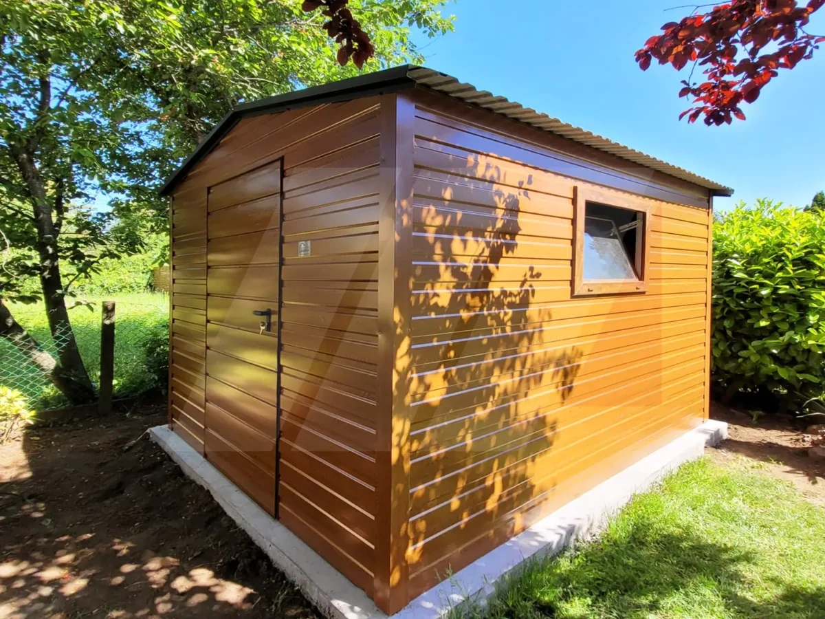 Zahradní nářaďový domek se sedlovou střechou 2.5m x 4m