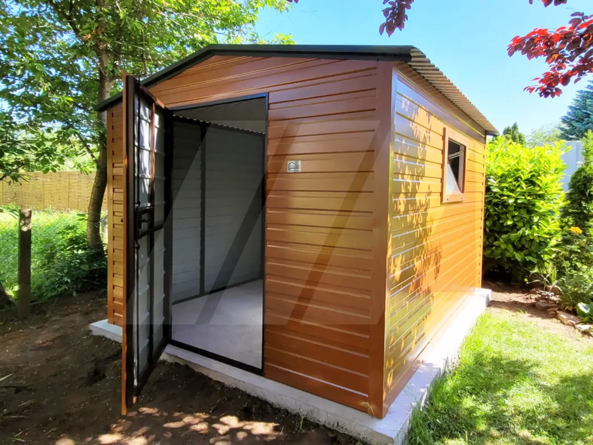 Zahradní nářaďový domek se sedlovou střechou 2.5m x 4m