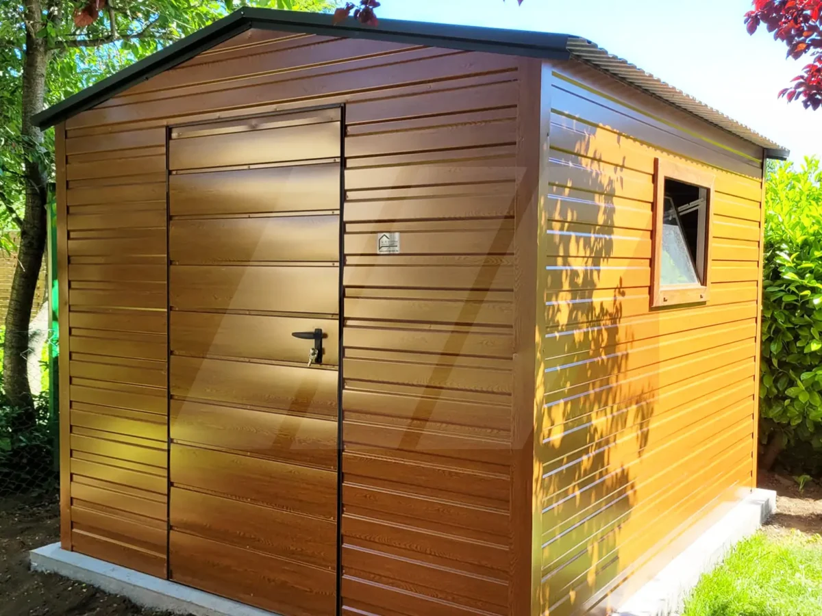 Zahradní nářaďový domek se sedlovou střechou 2.5m x 4m