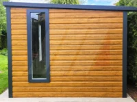 Zahradní nářaďový domek 3m x 2,5m se střechou spádovanou dozadu