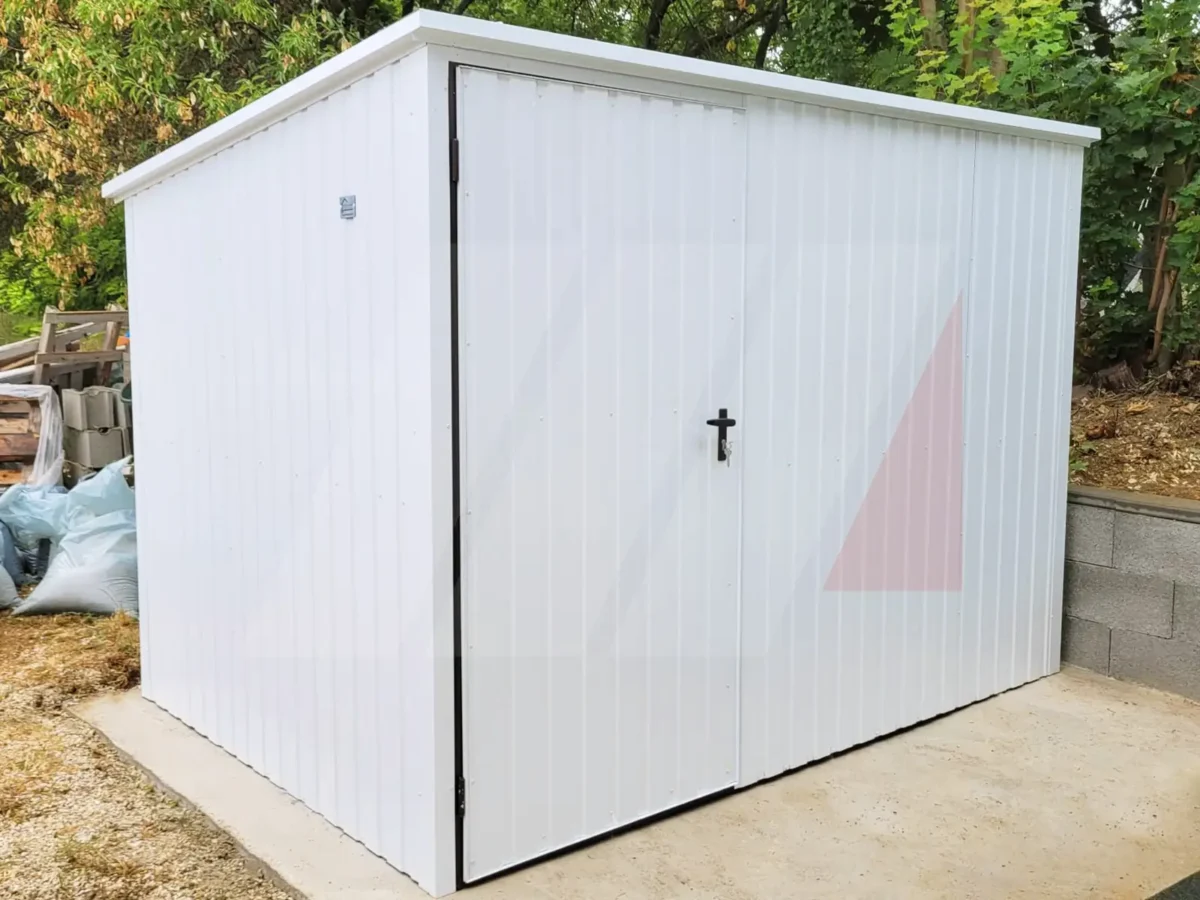 Zahradní nářaďový domek 2.5m x 2m se spádem střechy dozadu