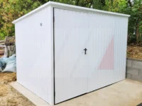 Zahradní nářaďový domek 2.5m x 2m se spádem střechy dozadu