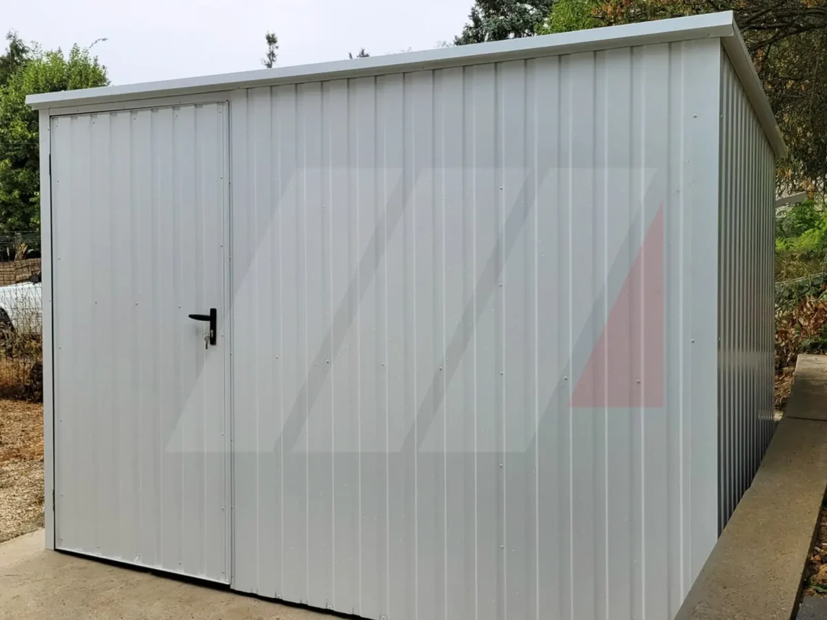 Zahradní nářaďový domek 2.5m x 2m se spádem střechy dozadu