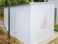 Zahradní nářaďový domek 2.5m x 2m se spádem střechy dozadu