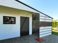 Plechová garáž 9m x 6m s technickou místností 2m x 6m