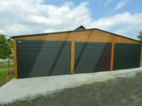 Plechová třístanovištní garáž 9m x 6m v provedení Multigloss