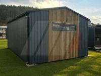 Garáž Premium se sekčními vraty 4 m × 5,5 m Antracit, lamely