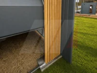 Garáž Premium se sekčními vraty 4 m × 5,5 m Antracit, lamely