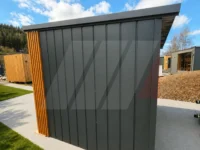 Domek na nářadí Premium 2.75 × 2.35 m – antracit + lamely