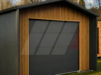 Garáž Premium se sekčními vraty 4 m × 5,5 m Antracit, lamely